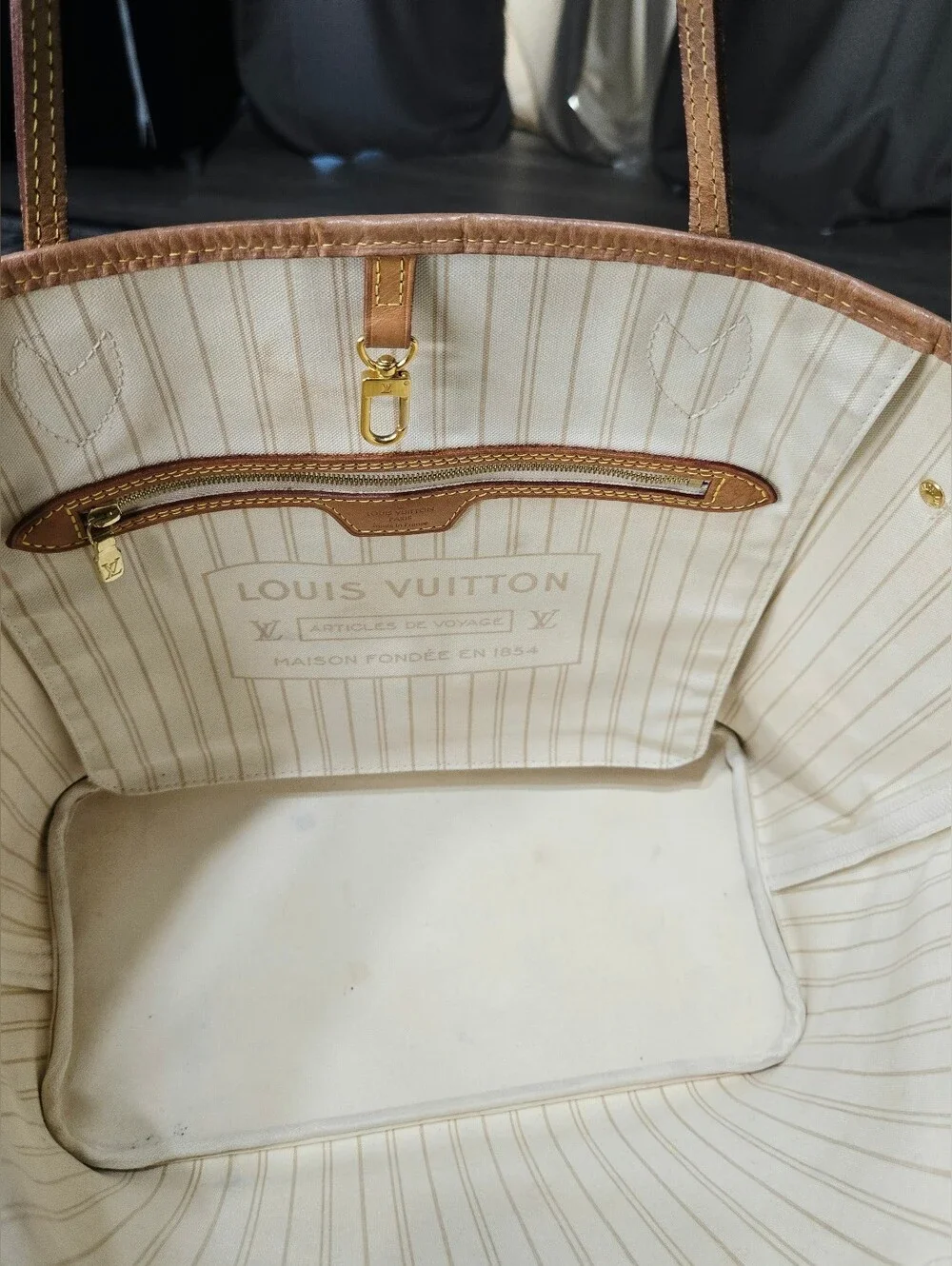 🔥 Louis Vuitton Damier Azur Neverfull MM EUC 🔥
